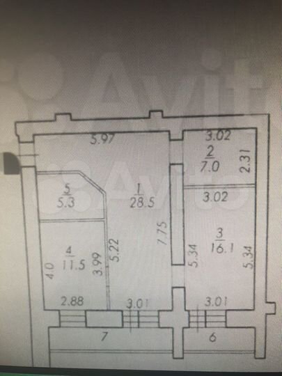 3-к. квартира, 70 м², 7/14 эт.