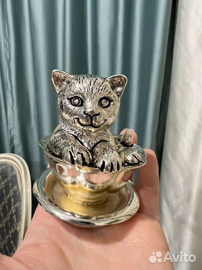 Сувениры италия Linea Argenti медведь дельфин кот