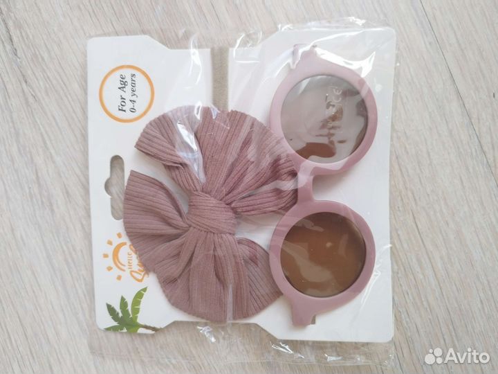 Солнцезащитные очки с бантом