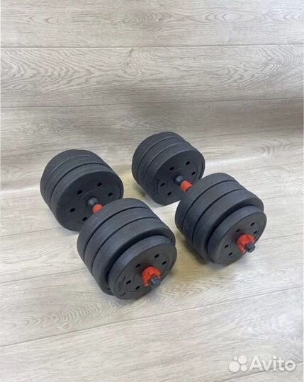 Гантели разборные обрезиненные