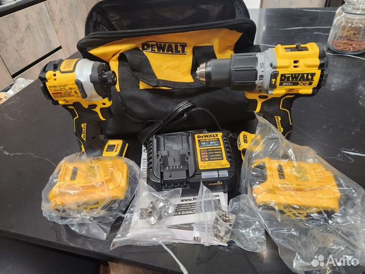 Набор DeWalt дрель-шуруповёрт +импакт