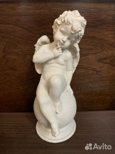 Ангелы 3 шт. фигурки статуэтки алебастр
