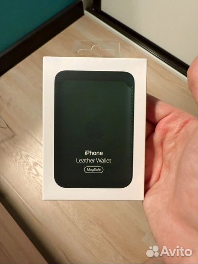 Кардхолдер apple leather wallet с локатором