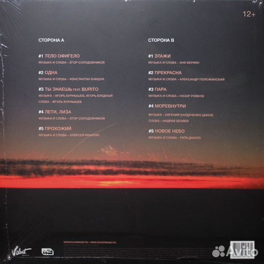 Виниловая пластинка елка - #Небы (Black Vinyl LP)