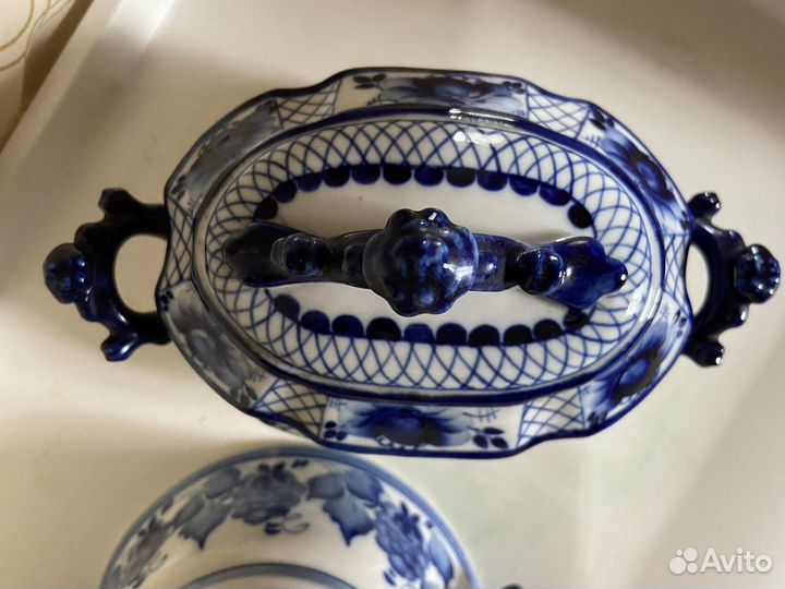 Пиала керамический гжель СССР