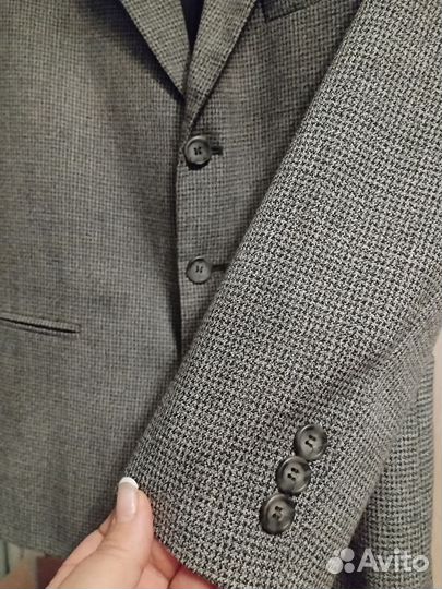 Пиджак школьный для мальчика 140