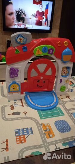 Fisher price домик, игрушки