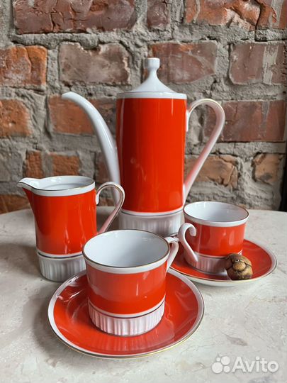 Кофейный сервиз гдр Volkstedt