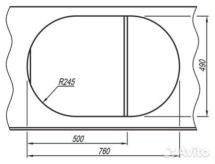 Мойка кухонная Florentina Лотос 780 черный
