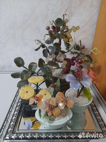 Бонсаи из натуральных камней