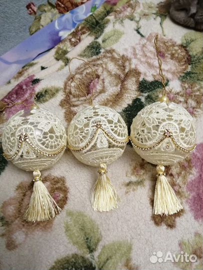 Новогодние игрушки ручной работы