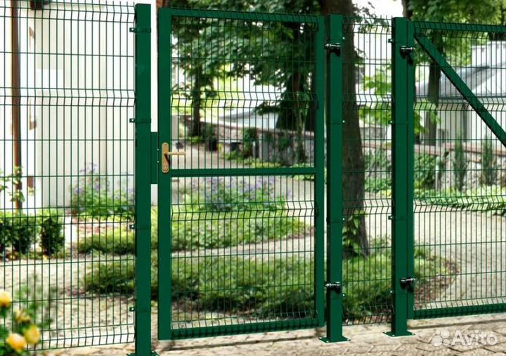 Забор металлический цена за метр под ключ