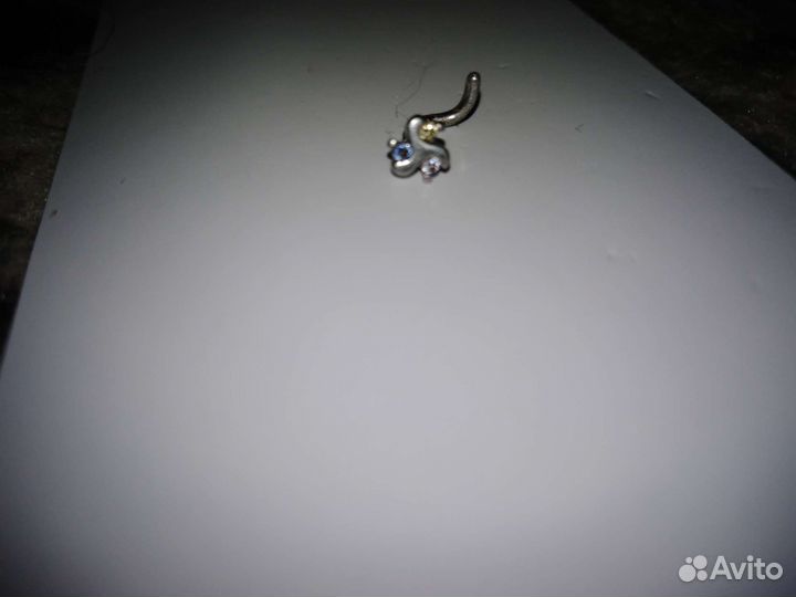 Серьги серебро