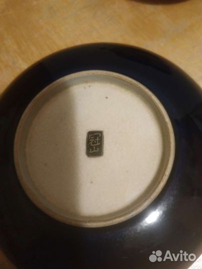 Чашка с блюдцем керамика Япония