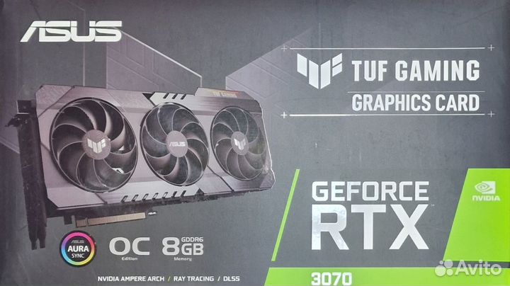 Asus TUF Gaming Geforce RTX3070 8GB (не LHR)
