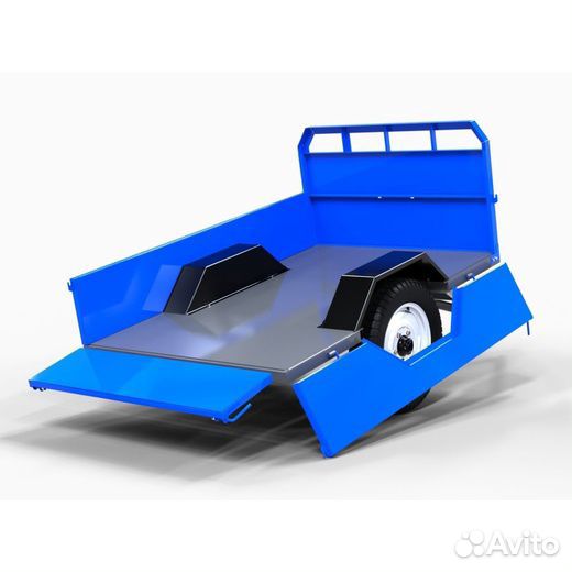 Прицеп Скаут-700HYD для минитрактора