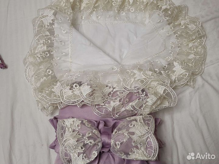 Конверт на выписку для девочки весна осень