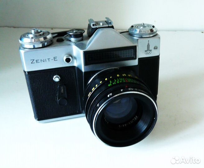 Zenit-E фотоаппарат. Олимпиада 80. Helios 44-2