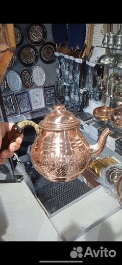 Заварочный чайник медь