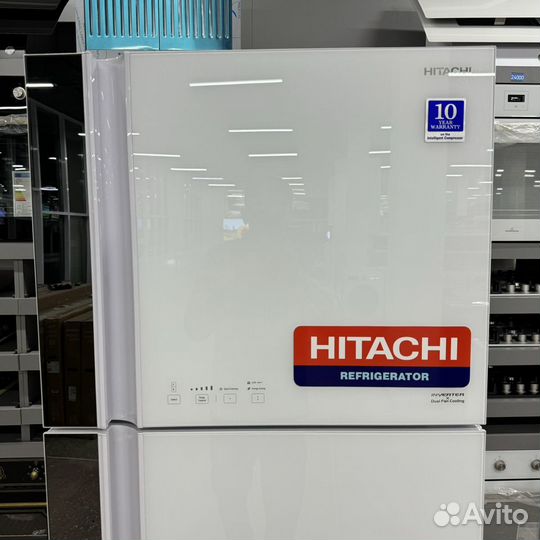 Холодильник hitachi 540 стекло
