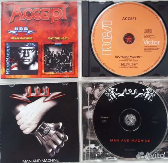 Cd heavy Metal Hard Rock,dio,accept,nirvana