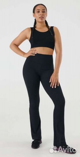 Брюки с широкими штанинами GYM hard