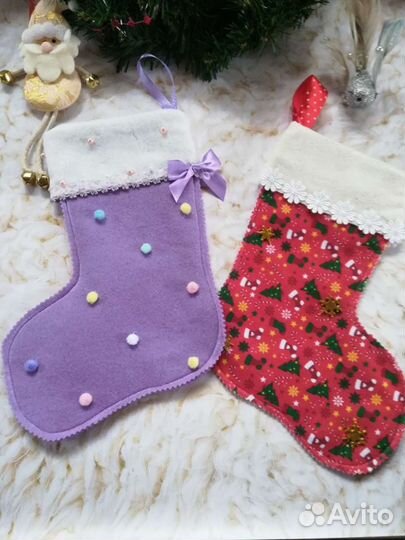 Новогодний сапожок для подарков