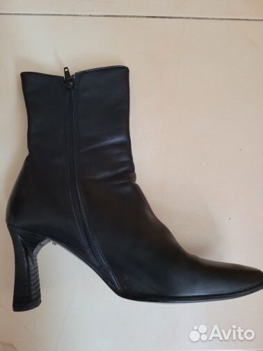 Кожаные полусапожки женские размер 38
