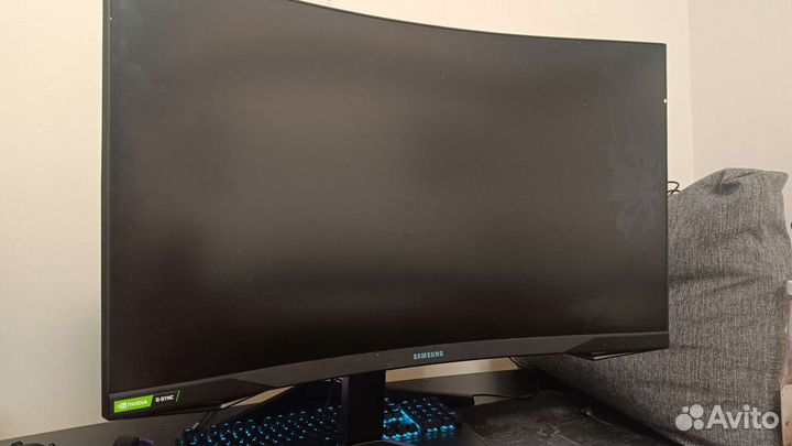 Монитор samsung odyssey g7 26.9 на запчасти