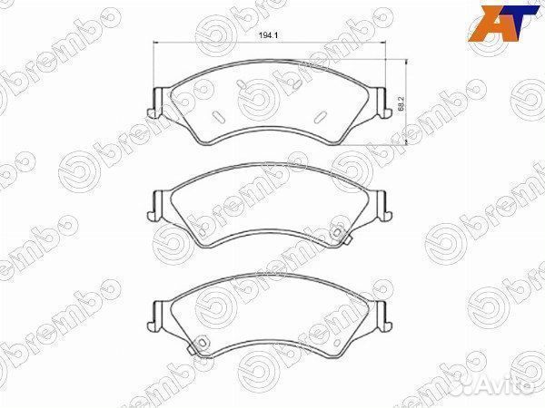 Колодки тормозные перед ford ranger 11