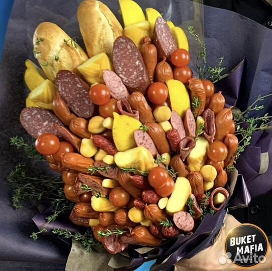 Мужской букет, съедобные букеты