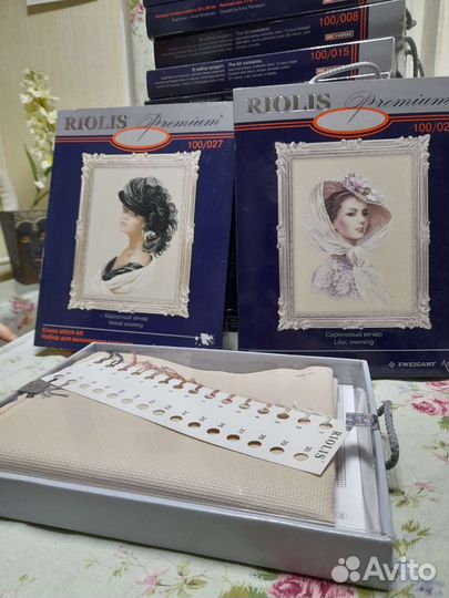 Наборы для вышивания крестом фирмы Риолис