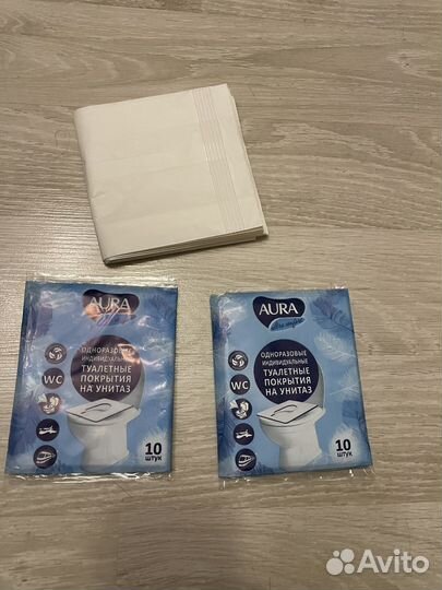 Туалетные покрытия на унитаз одноразовые