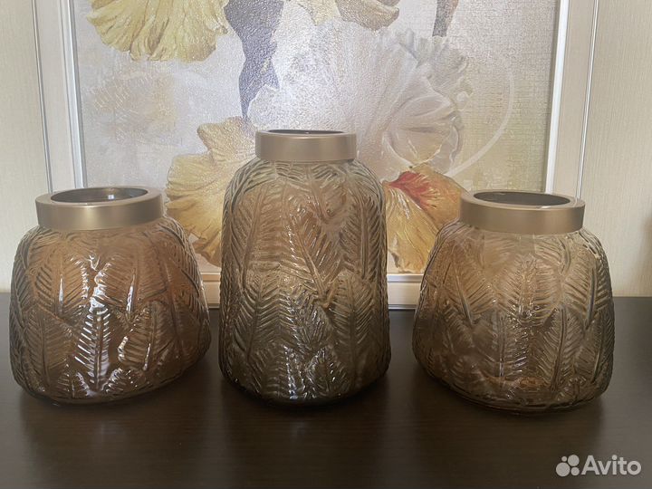 Вазы для цветов (новые), комплект