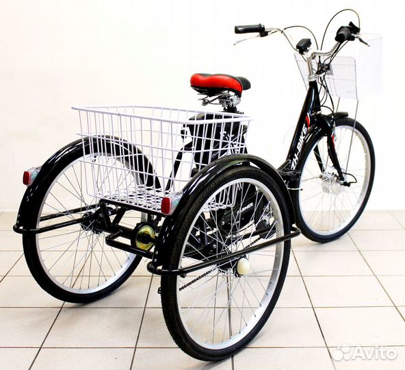 Электровелосипед трехколесный Farmer E-3W 6 ск. 24