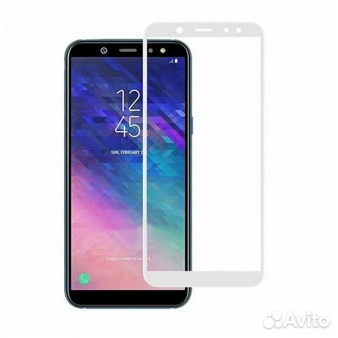 Защитное стекло 3D для Samsung Galaxy A6 Plus, A60