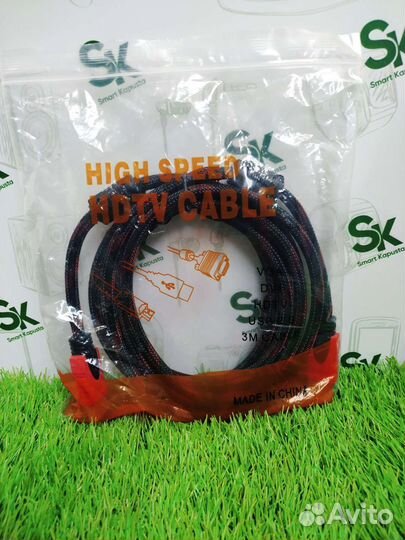 Кабель hdmi 3 метра k6
