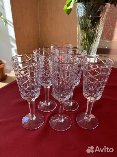 Рюмки на ножке хрусталь