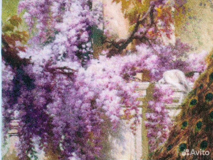 Картина вышитая крестом ручная работа