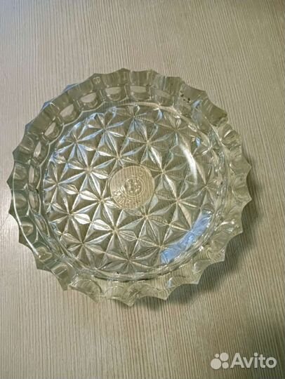 Хрустальная пепельница