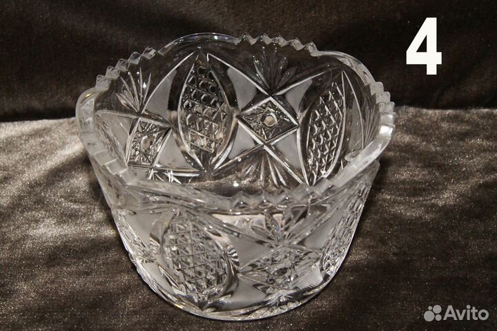 Салатницы хрустальные СССР