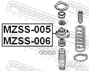 Опора заднего амортизатора правая mzss005 Febest