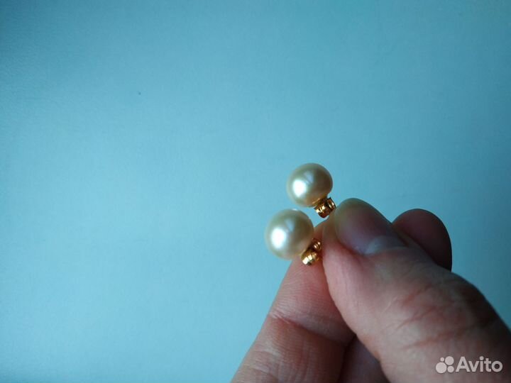 Серьги жемчуг. Новые
