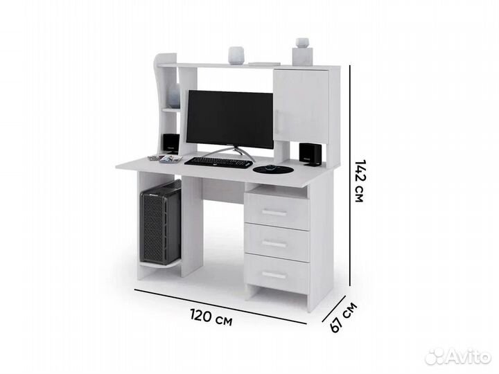Стол компьютерный (1,2м)№5, анкор