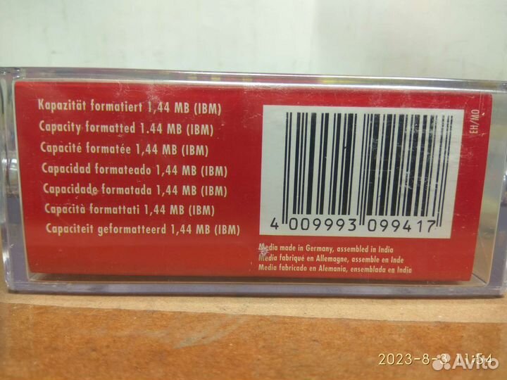 Дискеты 3.5 emtek(basf) 2hd