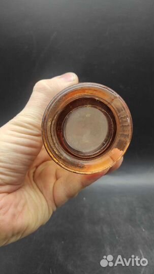 Ваза СССР Колосья. Цветное стекло