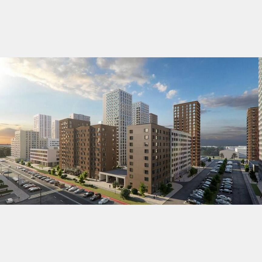 1-к. квартира, 30,3 м², 3/25 эт.