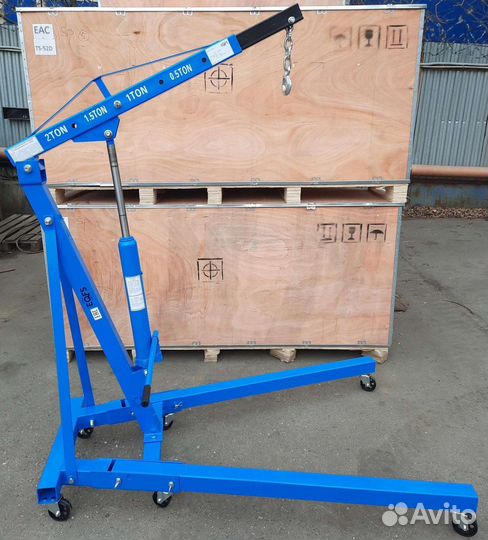 Кран гидравлический гаражный (гусь) 2т