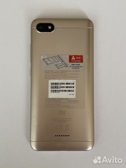 Xiaomi Redmi 6A, 2/16 ГБ