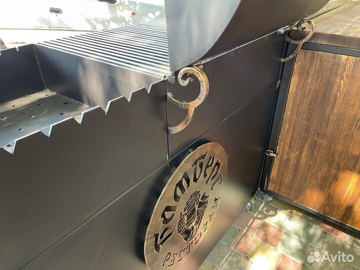 Мангал № 0301/44 с гриль-барбекю 4 мм (Три модуля)